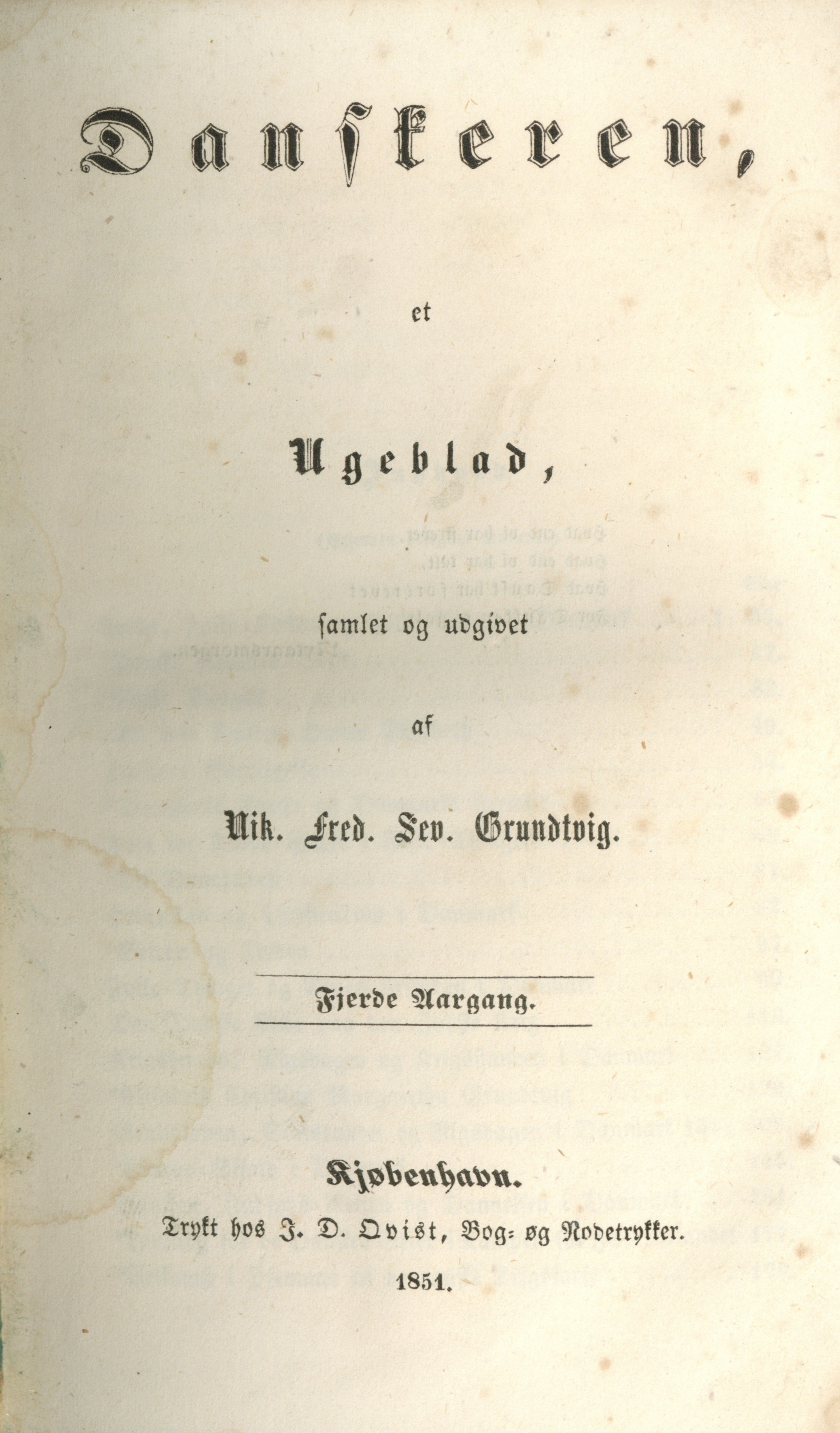 Danskeren (1851).